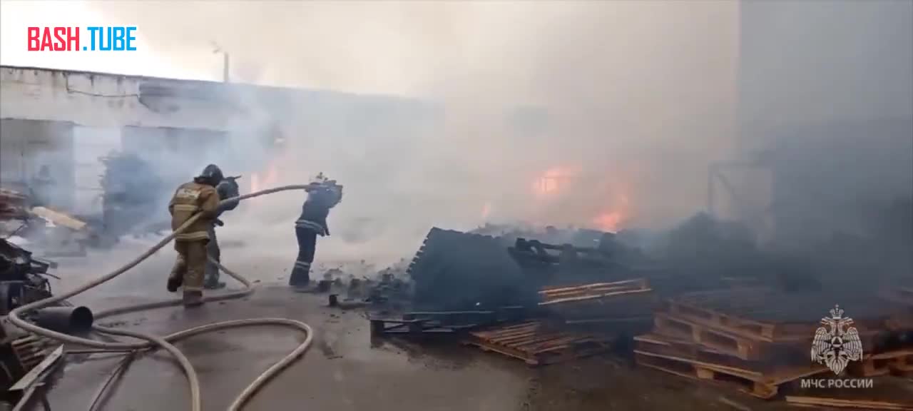 ⁣ В Ростовской области пожарные МЧС России ликвидировали открытое горение
