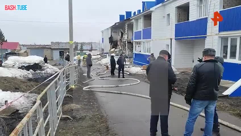  Появились кадры с места взрыва, в результате которого один человек погиб и двое пострадали в Татарстане