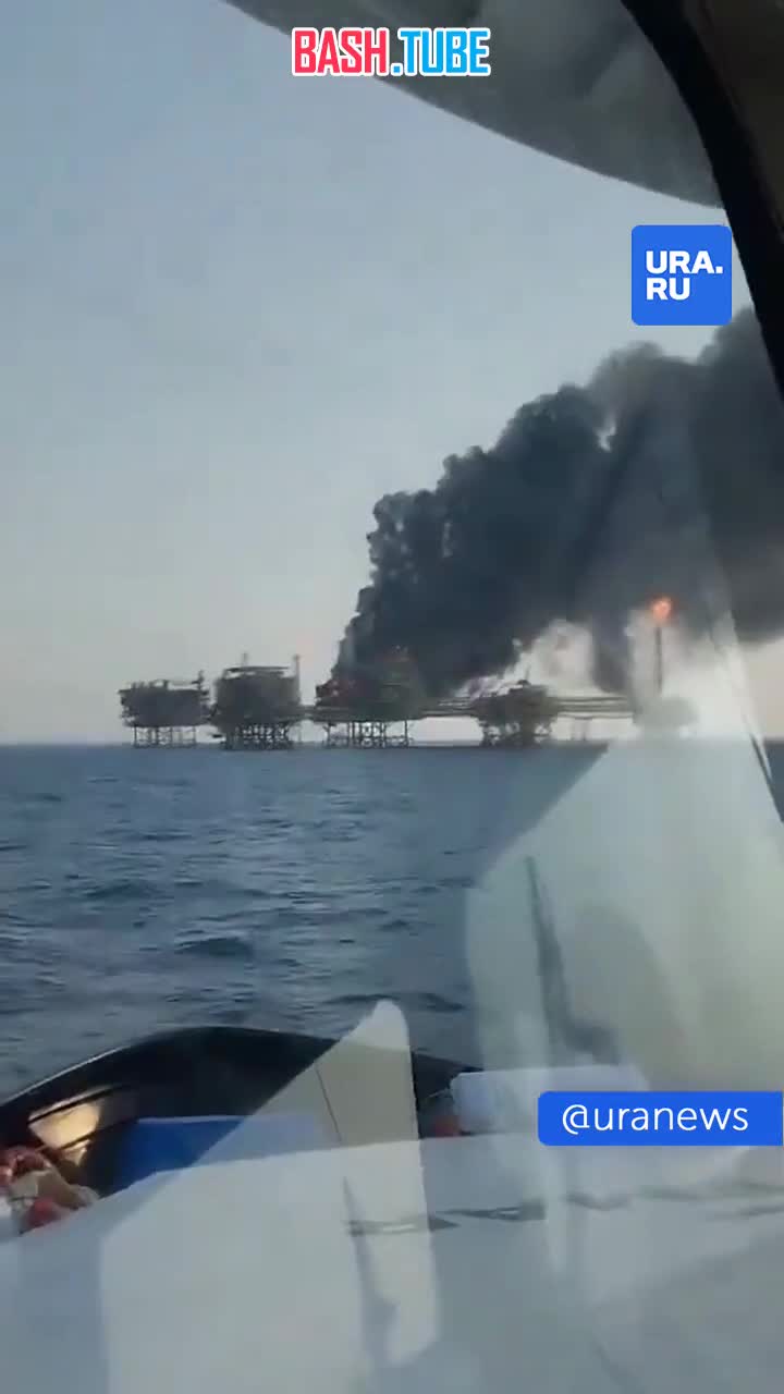 ⁣ Пожар вспыхнул на морской платформе мексиканской нефтегазовой корпорации Pemex в Мексиканском заливе