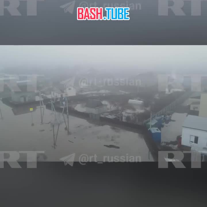 ⁣ Так сейчас выглядит микрорайон Заречный в Оренбурге, снятый с дрона