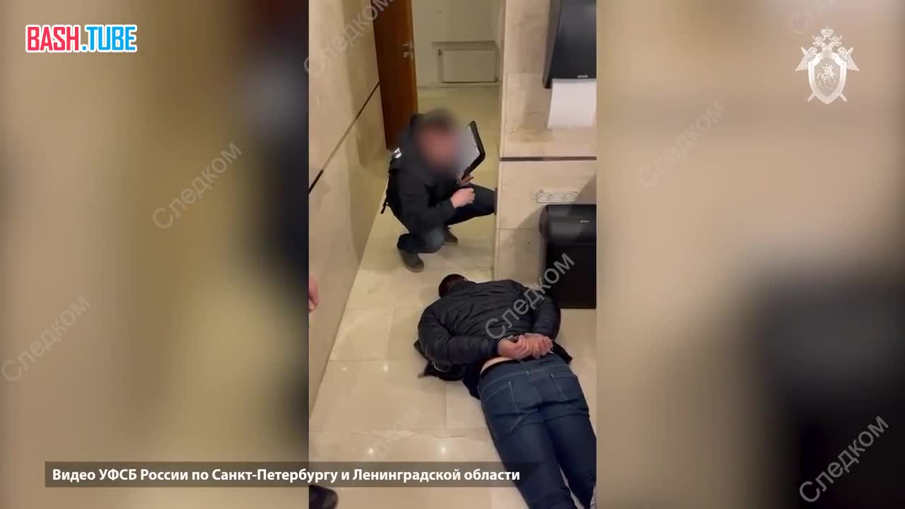 ⁣ СК публикует кадры задержания заместителя главы Василеостровского района Санкт-Петербурга Владлена Родионова