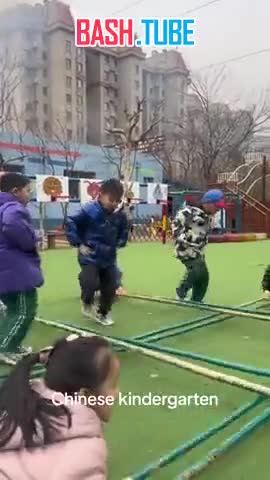 ⁣ В китайском детском садике