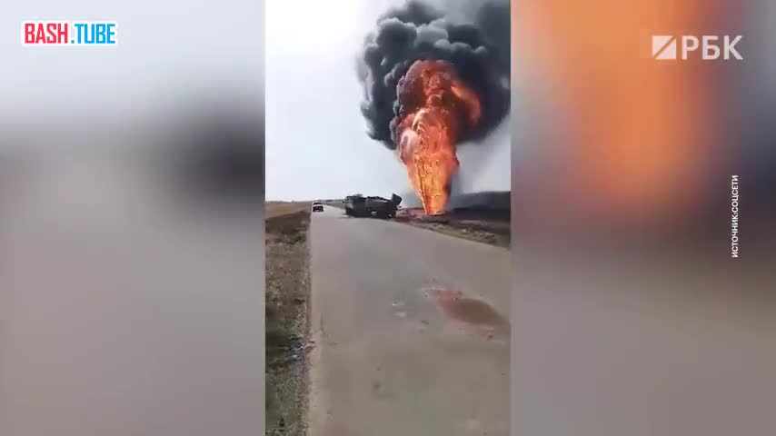 ⁣ На нефтепроводе в восточной сирийской провинции Хомс произошел пожар