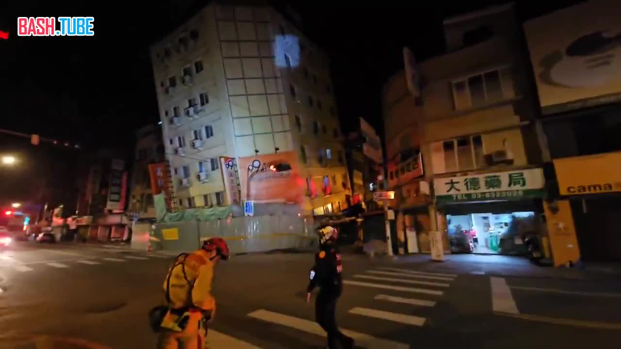  Землетрясение магнитудой 6,1 произошло на острове Тайвань