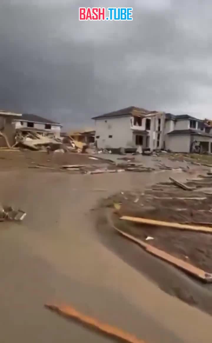 ⁣ Последствия торнадо в Небраске