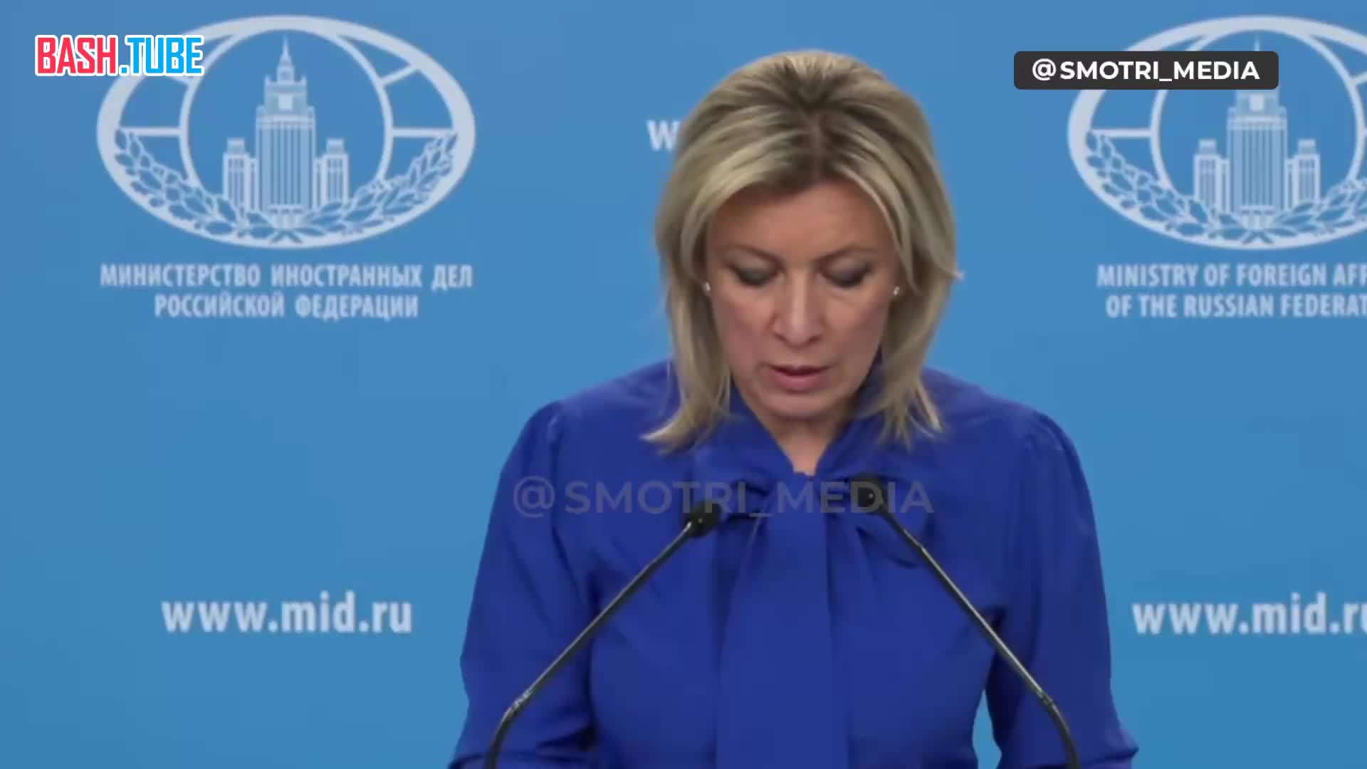  За агрессивными действиями против Крыма последует удар возмездия, заявила представитель МИД РФ Мария Захарова