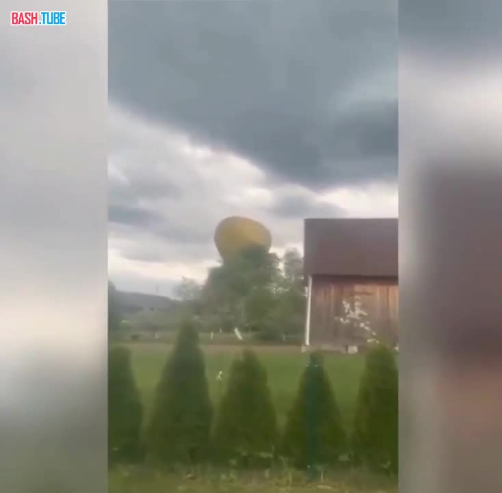 ⁣ На западе Литвы рухнул воздушный шар
