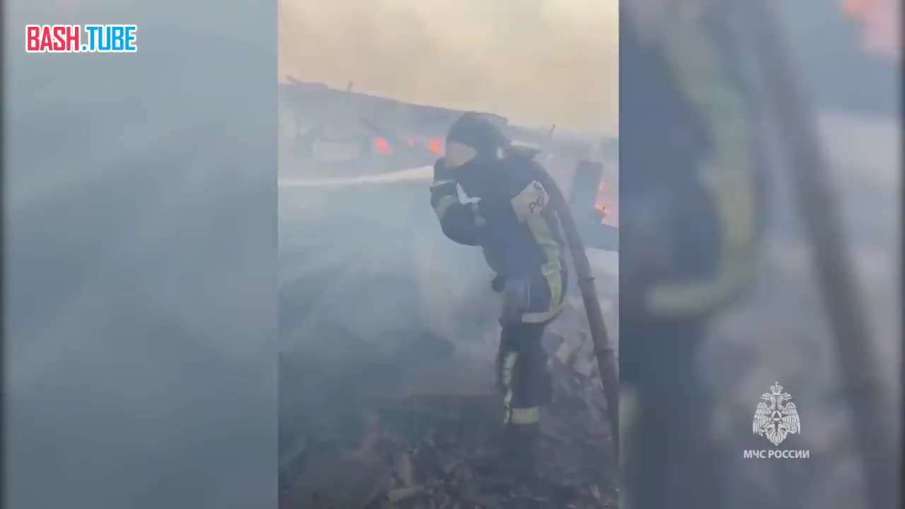 ⁣ Сотрудники МЧС локализовали пожар в городе Вихоревка Иркутской области, сообщили в ведомстве