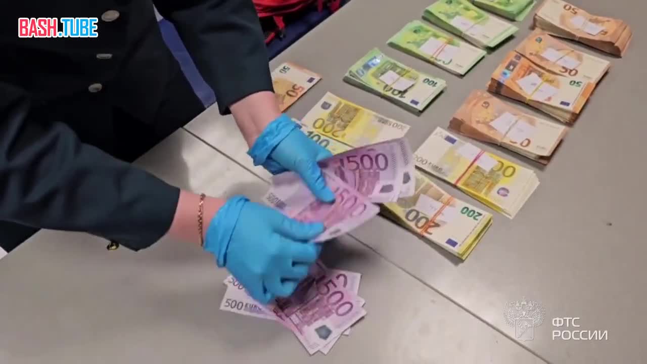 ⁣ В аэропорту Внуково задержали пассажира с 70 тысячами евро в рюкзаке