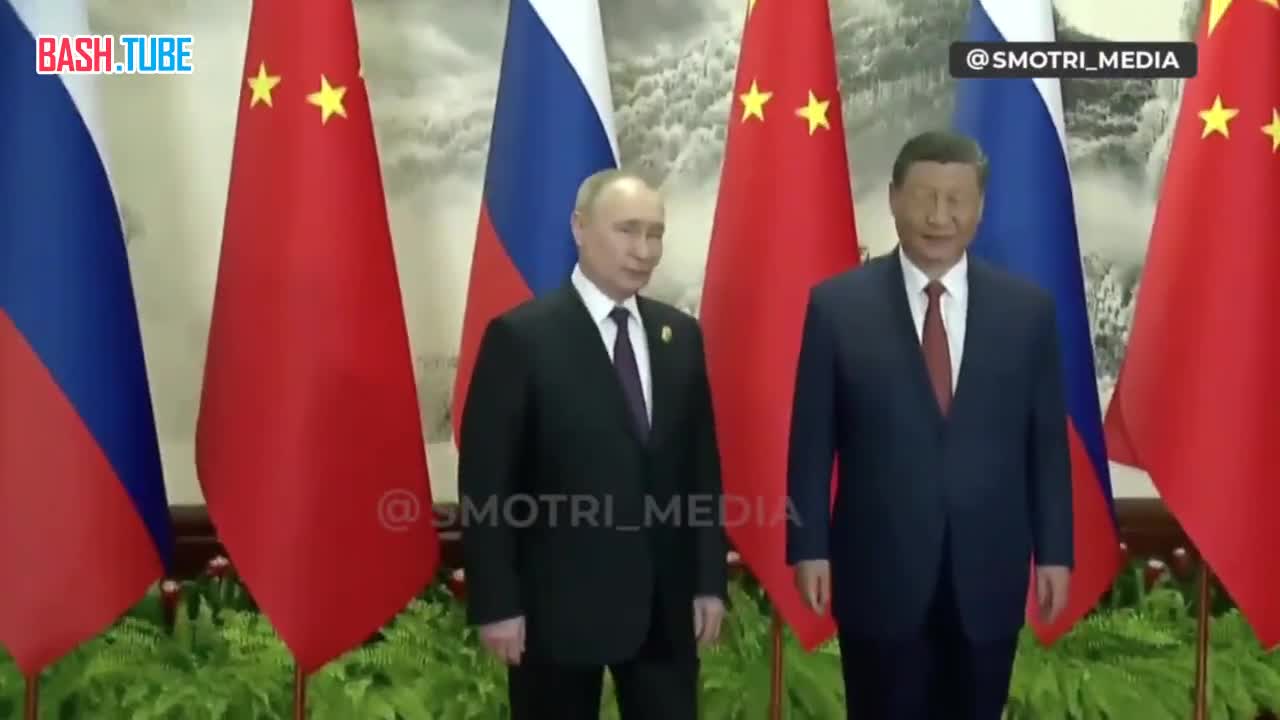 ⁣ Путин и Си Цзиньпин начали переговоры в узком составе