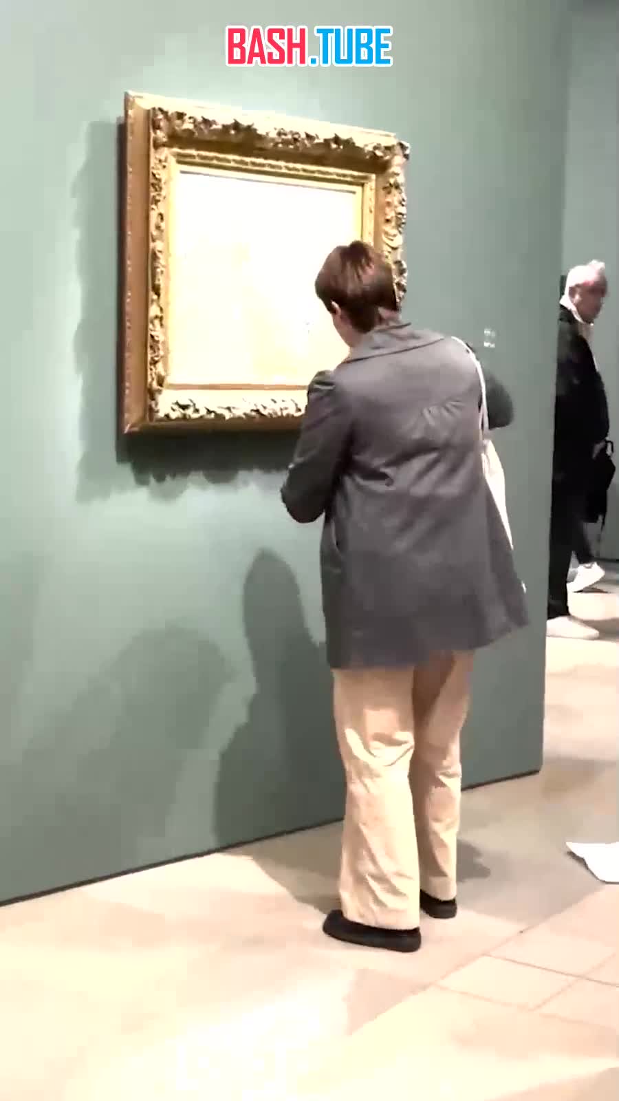 ⁣ В Париже экоактивистка покусилась на «Маки» Клода Моне. Знаменитая работа 1873 года выставляется в Орсе