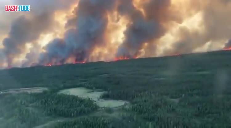 ⁣ На Аляске крупные лесные пожары бушуют сегодня на площади 100 кв.км. подбираясь к 80-тысячному Фэрбенксу