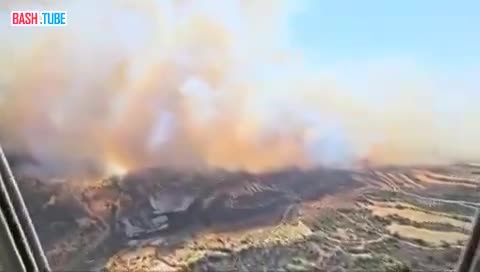 ⁣ Лесные пожары охватили Кипр