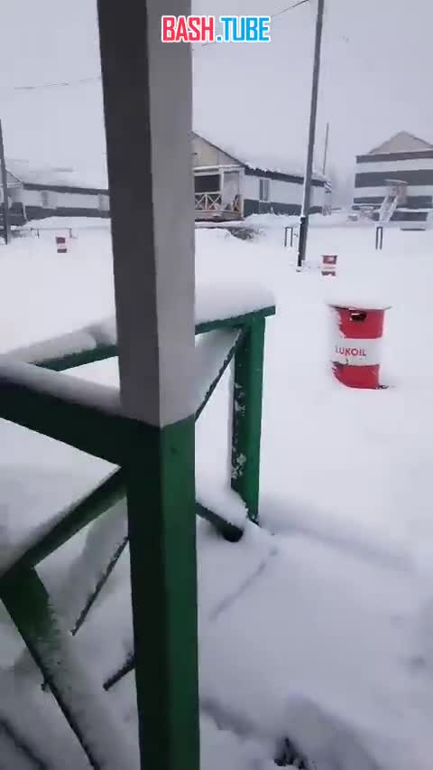 ⁣ Обильный снегопад прошёл в эти выходные в ряде районов Якутии