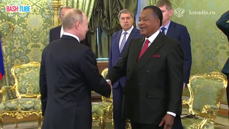 ⁣ Владимир Путин встретился в Кремле с президентом Республики Конго