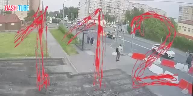 ⁣ Видео с проспекта Ветеранов в Питере