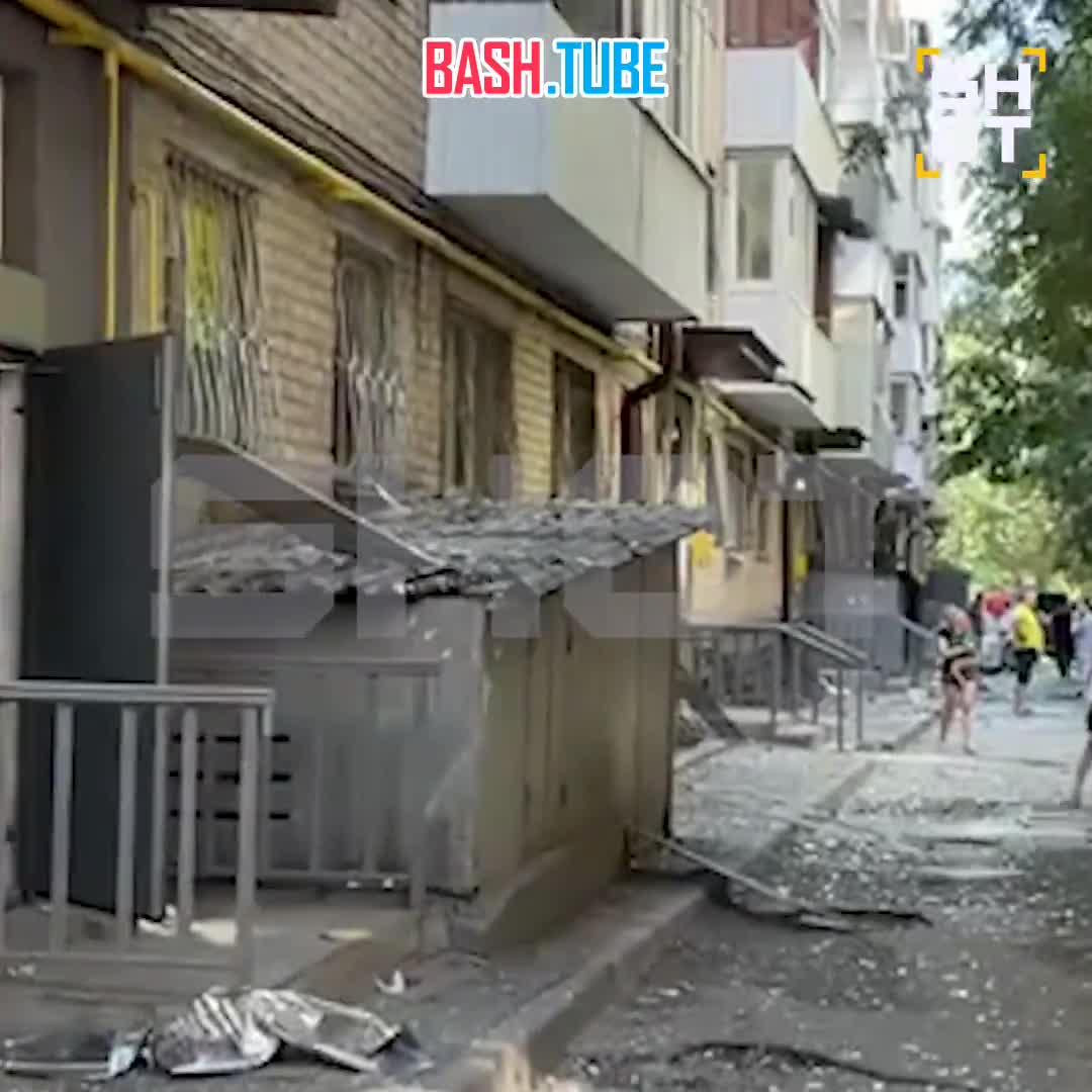  Первые секунды после взрыва в Ростове-на-Дону. На месте работают экстренные службы