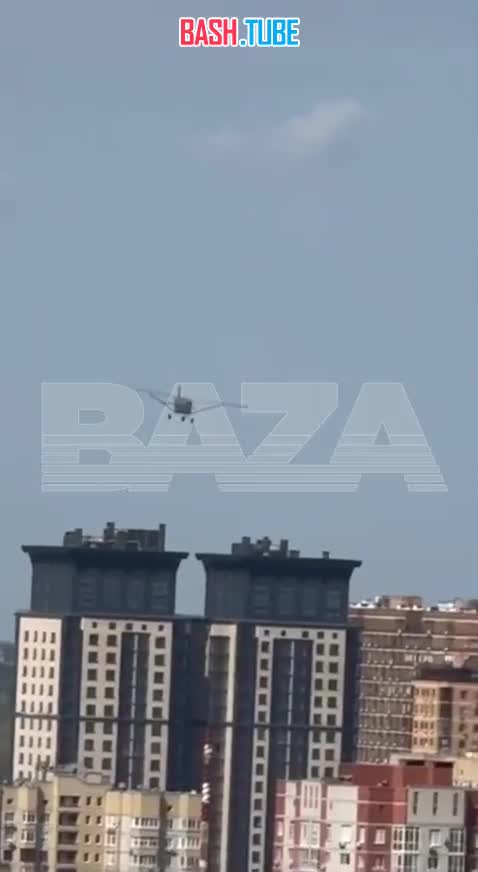  Видео удара дрона по дому в Ростове-на-Дону