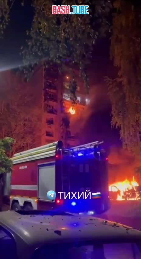  Женщина убита и 6 человек ранены при атаке вражеского дрона по многоэтажному дому в Железнодорожном районе Курска