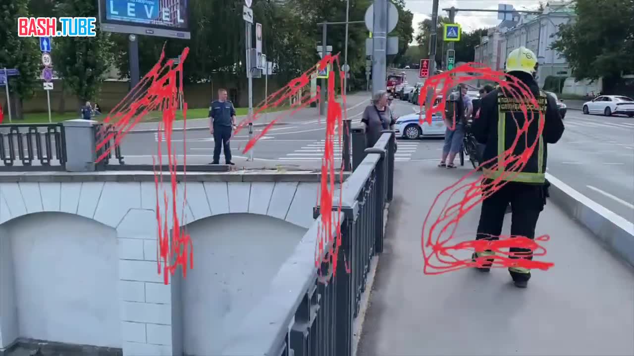  Каршеринг съехал с моста и упал в реку в Москве