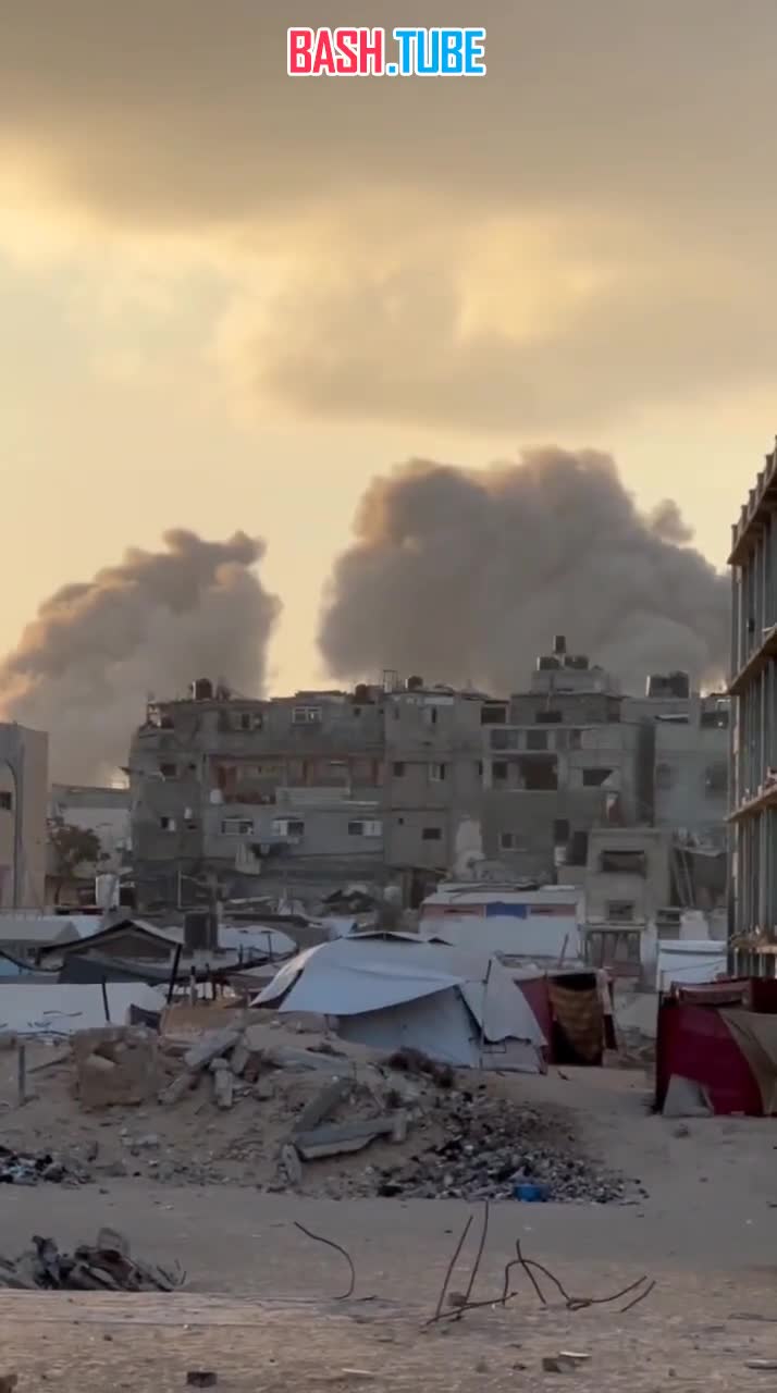  Сегодня в эпицентре авиаударов Израиля в секторе Газа - город Хан-Юнис