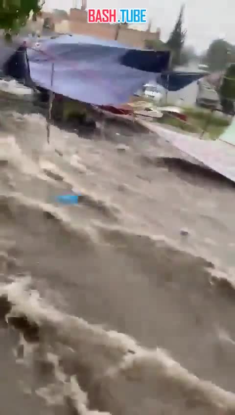  Обстановка во время наводнения в мексиканском городе миллионнике Агуаскальентесе