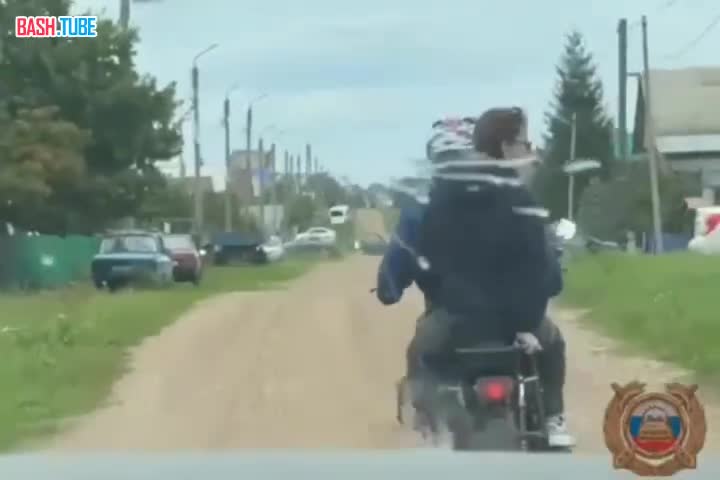  Башкирская романтика на мопеде районе закончилась погоней