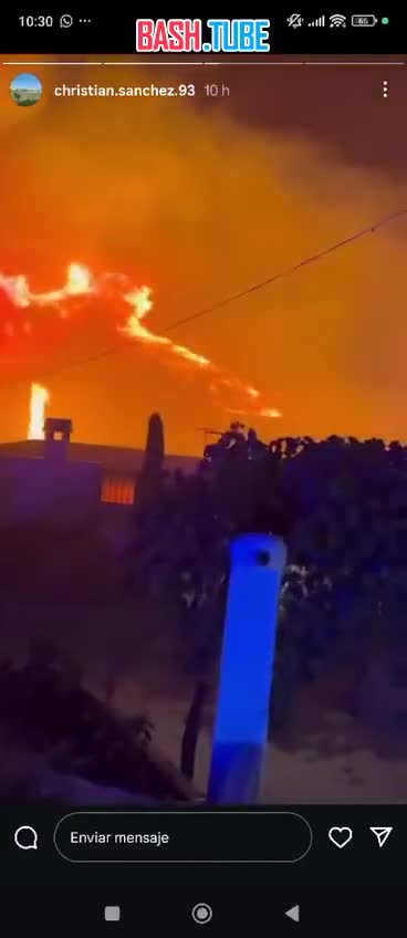  В Испании лесные пожары охватили муниципалитеты Лубрин и Бедар в Андалусии