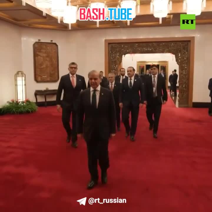  Владимир Путин проводит встречу с премьером Пакистана Шахбазом Шарифом