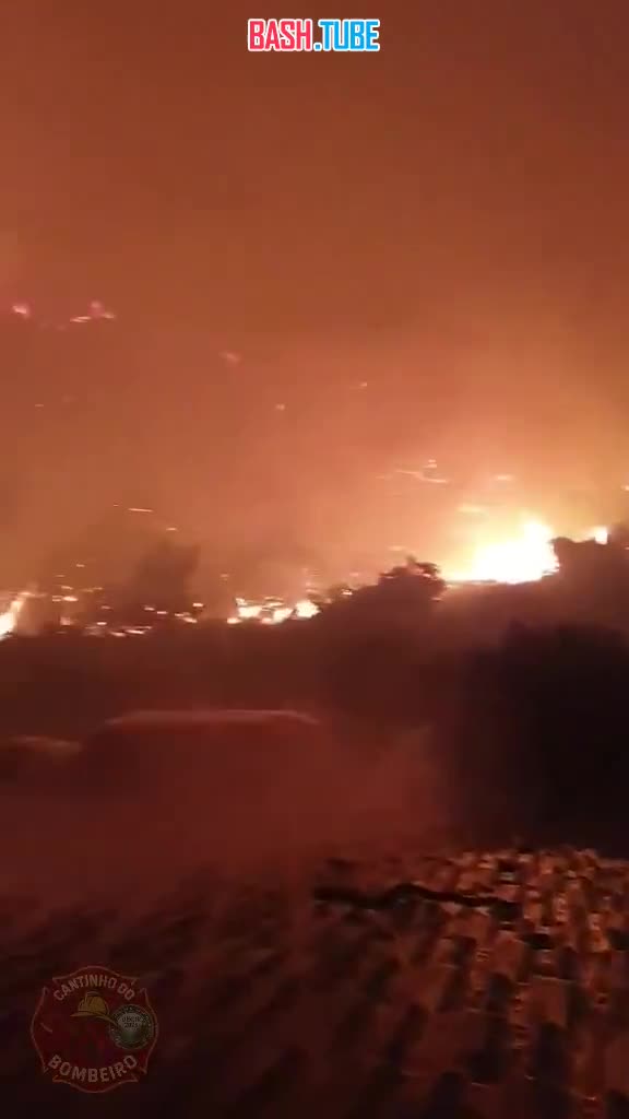  В Португалии в округе Гуарда (включая регион Меда) произошел масштабный лесной пожар