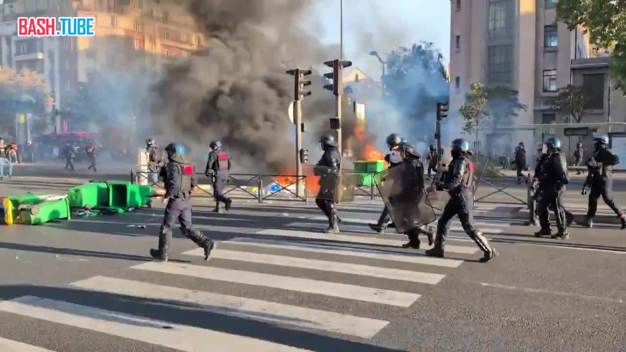  Акция «Блокируем всё!» во Франции стартовала