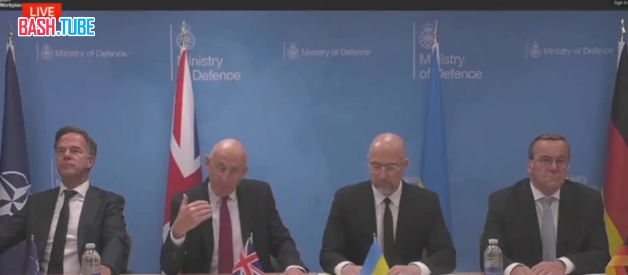  Министр обороны Великобритании Хили рассказывает Шмыгалю, что сделает всё, чтоб война продолжалась до последнего украинца