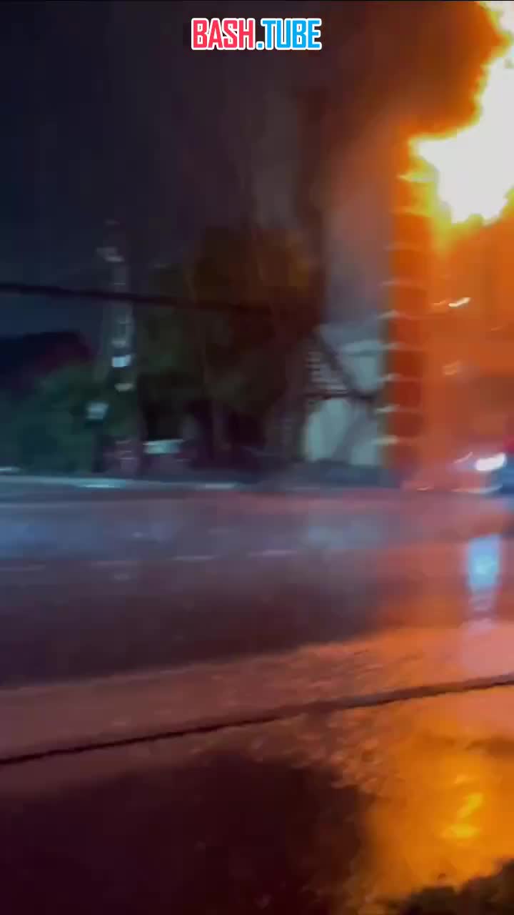  Крупный алкогольный магазин полыхает в Дербенте