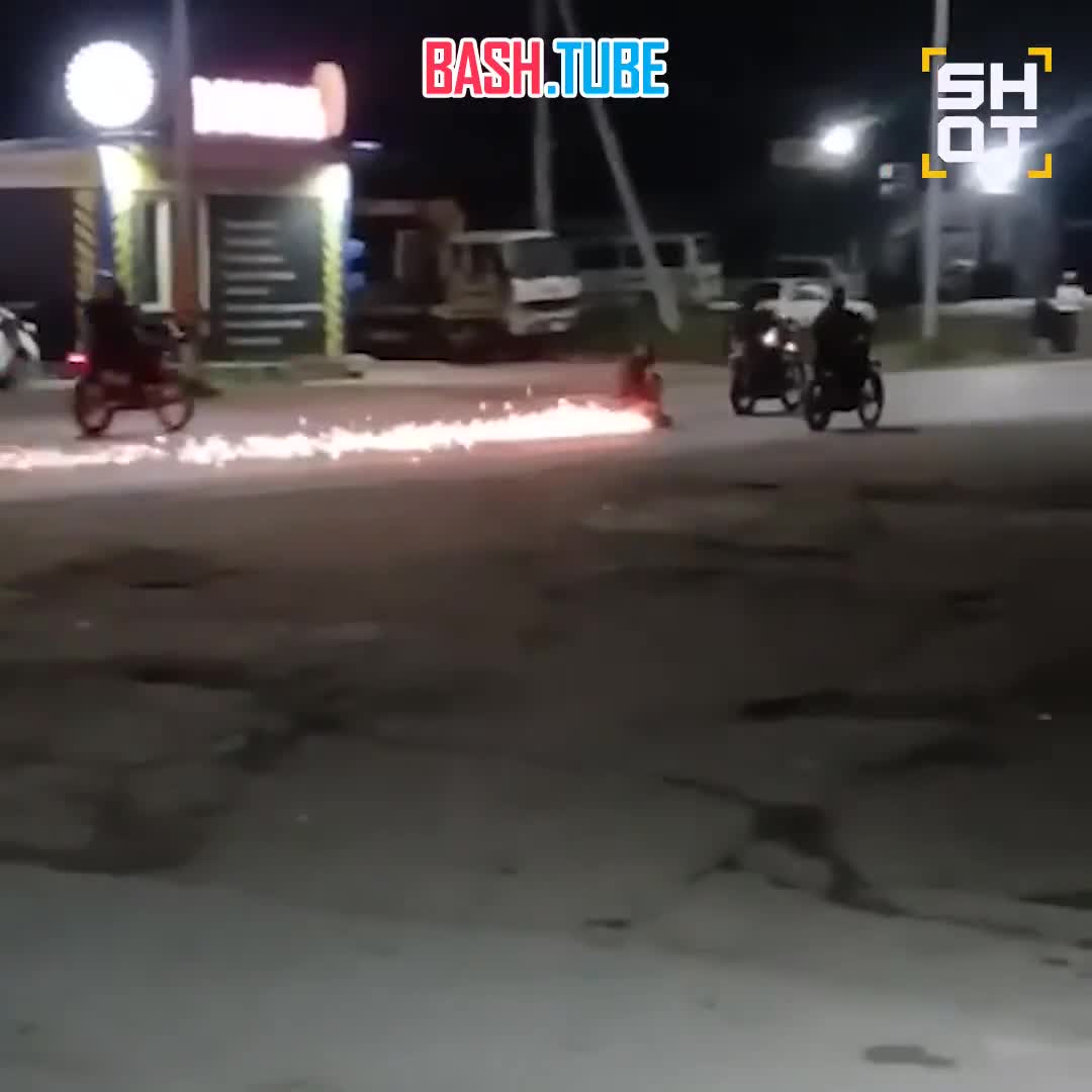  Маленькие призрачные гонщики в Приморье устроили огненный заезд в тазу