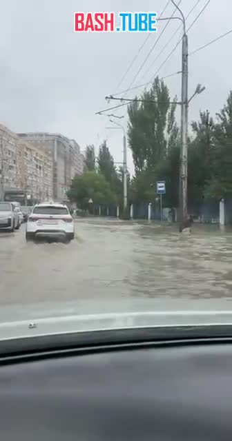  Махачкалу затопило: на столицу Дагестана обрушились ливни