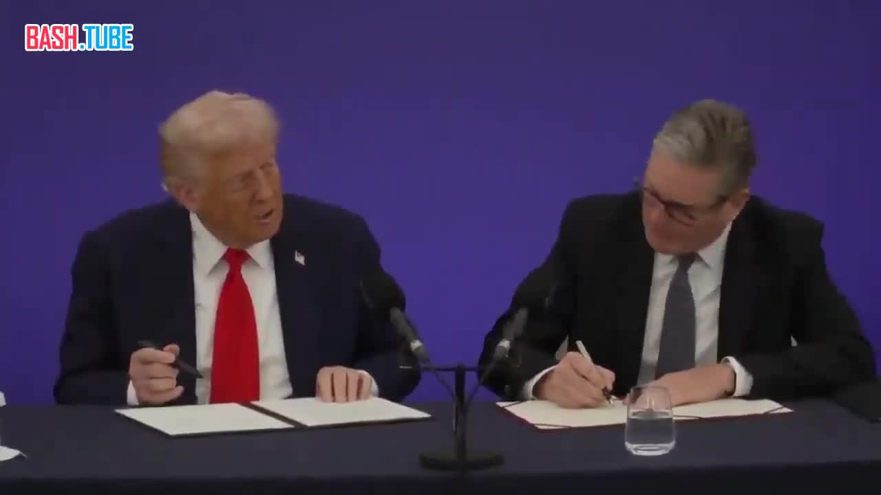  Трамп и Кир Стармер подписали соглашение о технологическом процветании между странами