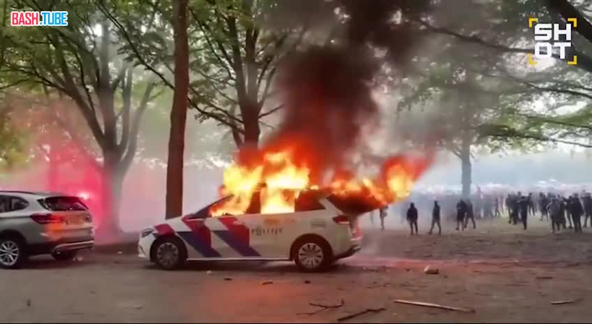  В нидерландской Гааге прошла массовая акция протеста против миграционной политики, завершившаяся столкновениями с полицией