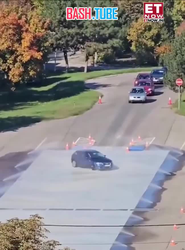  В Швеции экзамен на ПДД включает обязательную часть Halkbana - тест на вождение на скользкой поверхности