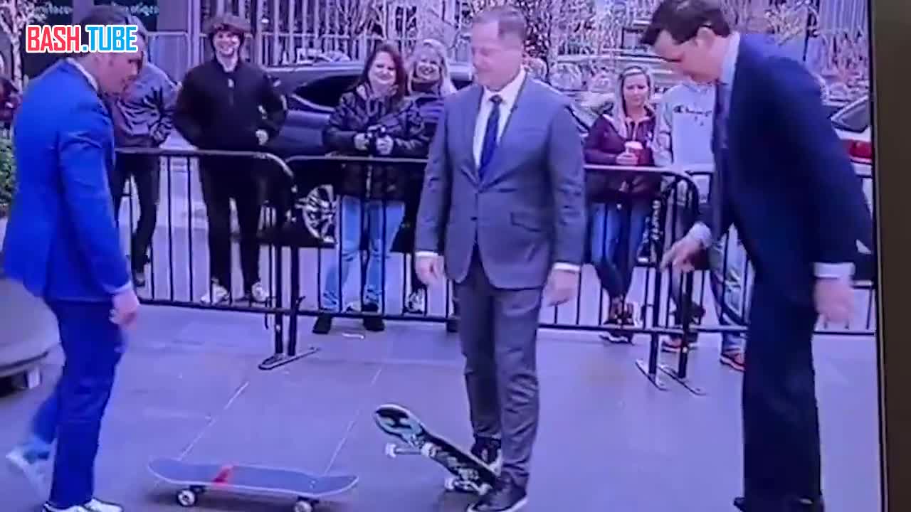  Министр войны США Пит Хегсет решил показать зумерам трюк со скейтбордом в прямом эфире местного телеканала