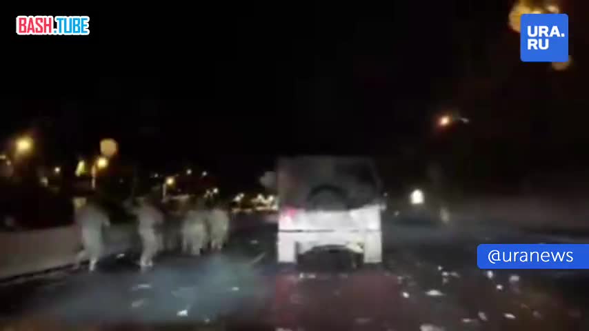  На гуманитарный конвой, который возглавлял президент Эквадора, напали