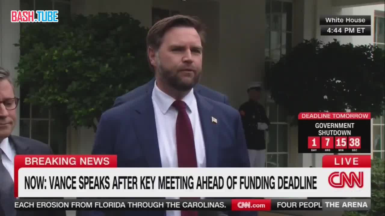  Правительству США грозит шатдаун из-за разногласий с демократами, - вице-президент США Вэнс