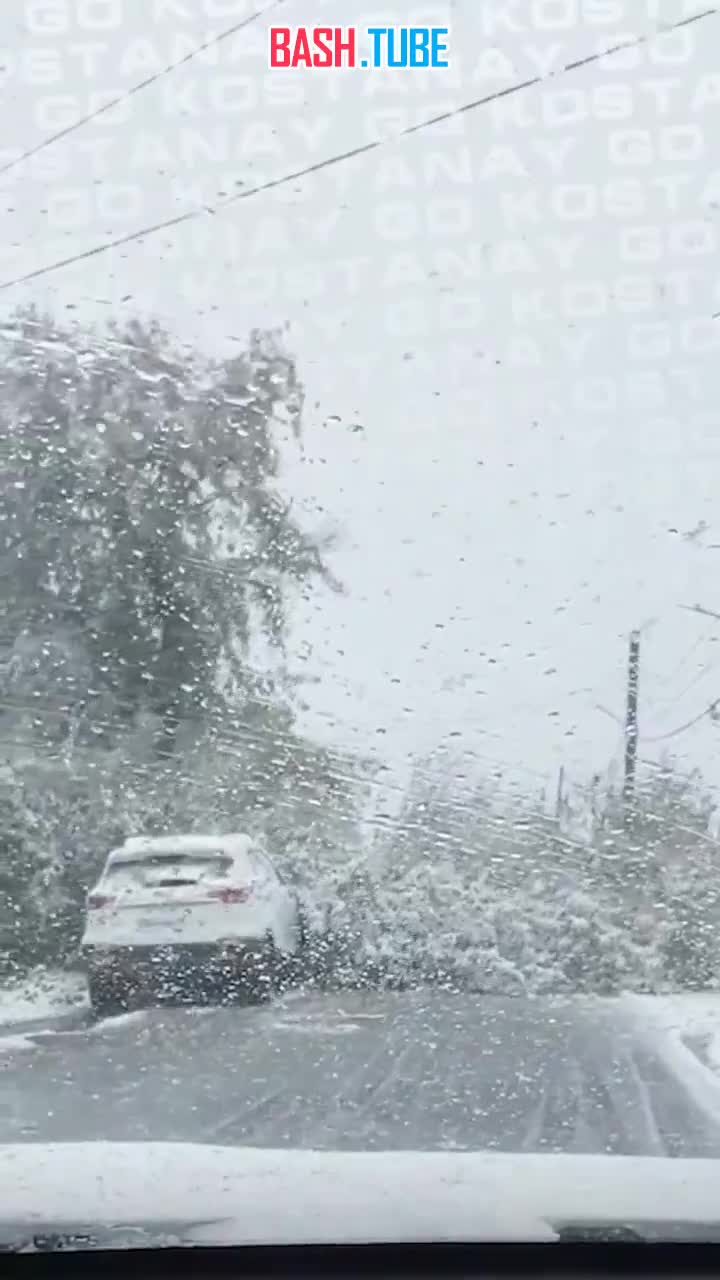  Первые снегопады добрались до Казахстана