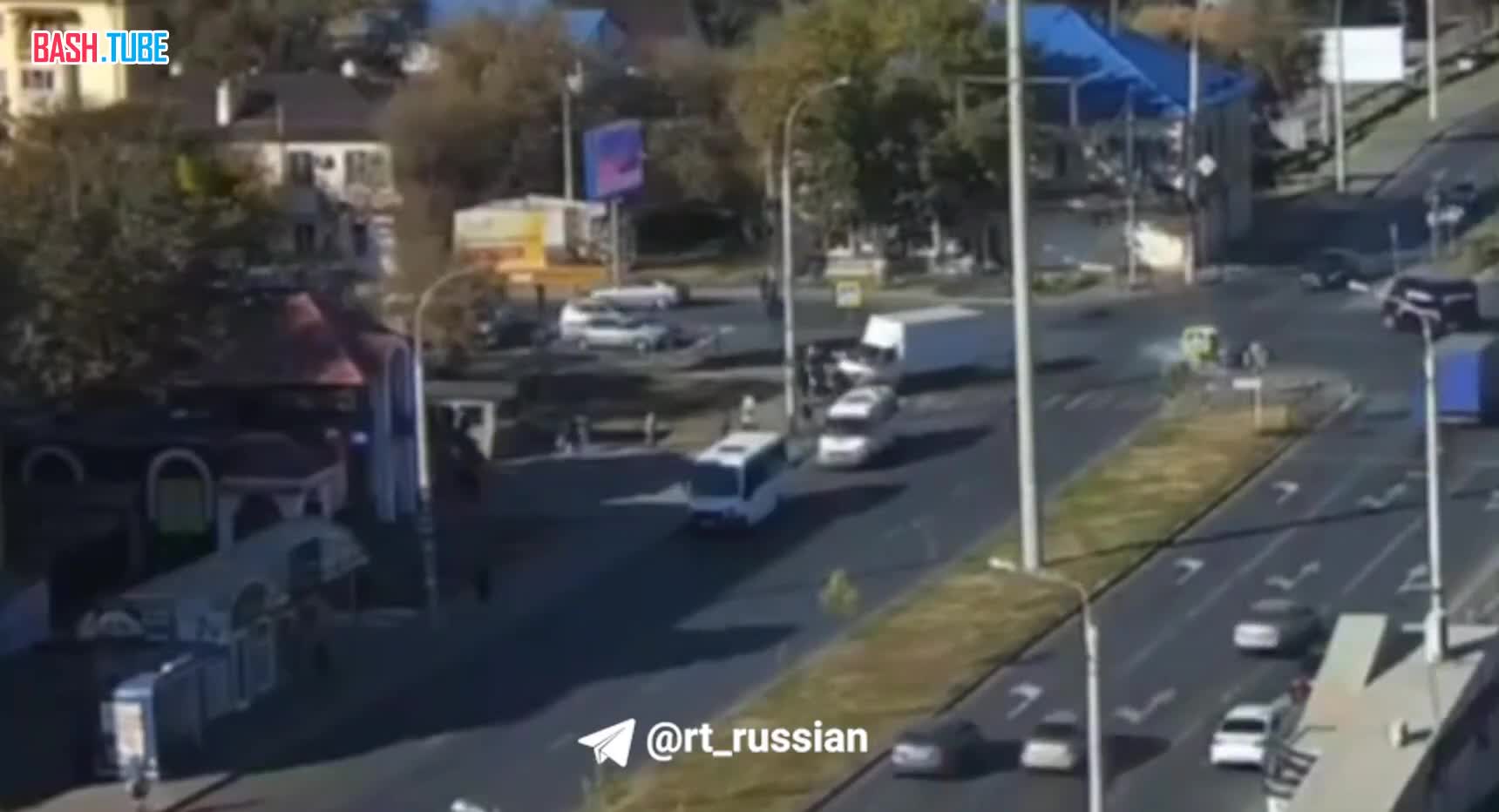  «Газель» влетела в пешеходов в Астрахани