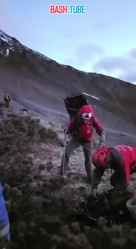  Первые кадры с вулкана Вилючинский