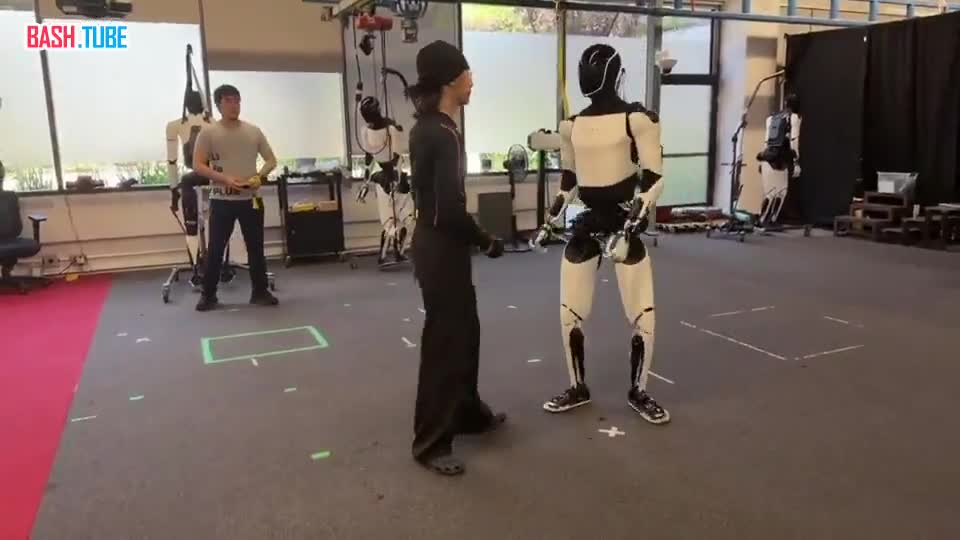  Робот Илона Маска освоил кунг-фу. Кадры с тренировки опубликовал бизнесмен