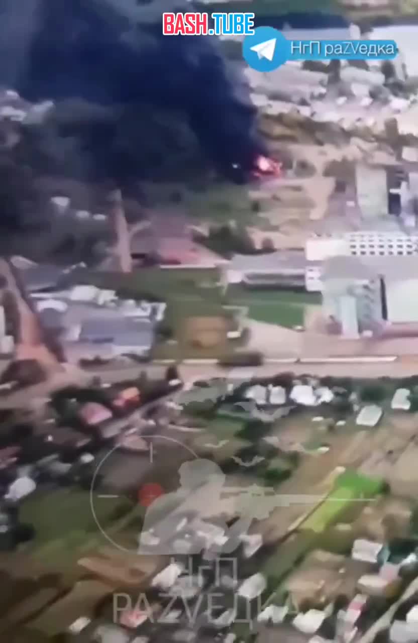  Дроны-камикадзе «Герань-2» нанесли удар по хранилищу ГСМ в Чернигове