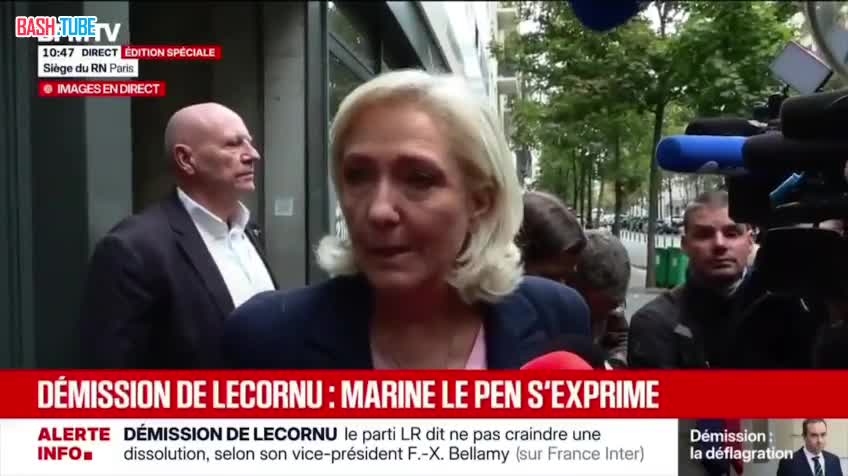  За отставкой Лекорню должен последовать и Макрон, - Марин Ле Пен