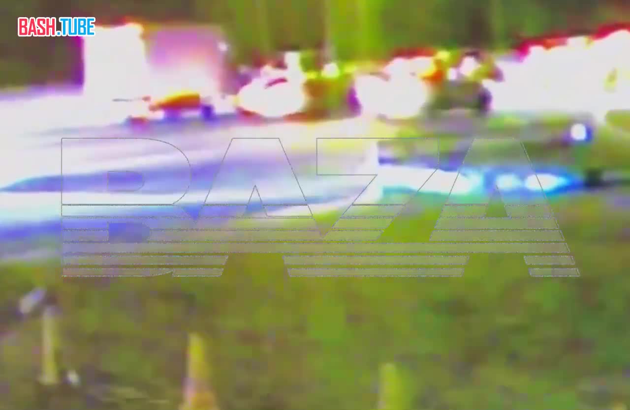  Момент возгорания «Москвича» Эрика Давидыча - «База» публикует видео с камер наблюдения