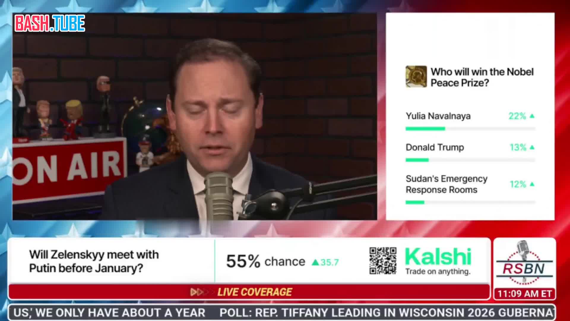  Юлия Навальная* обходит Трампа по опросам в премии мира на Нобелевке