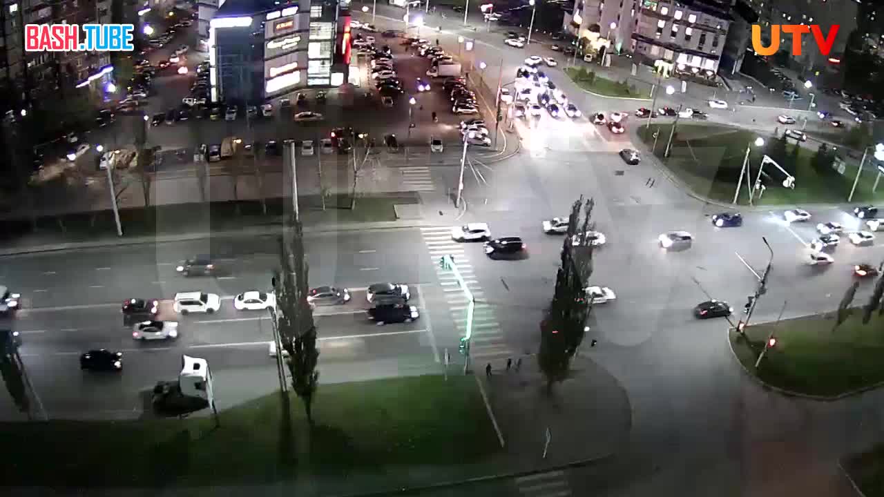  UTV показывает момент жесткого ДТП со «скорой» в Уфе